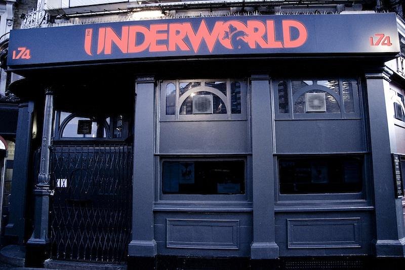 Underworld photo credit to Underworld Club, Camden, London